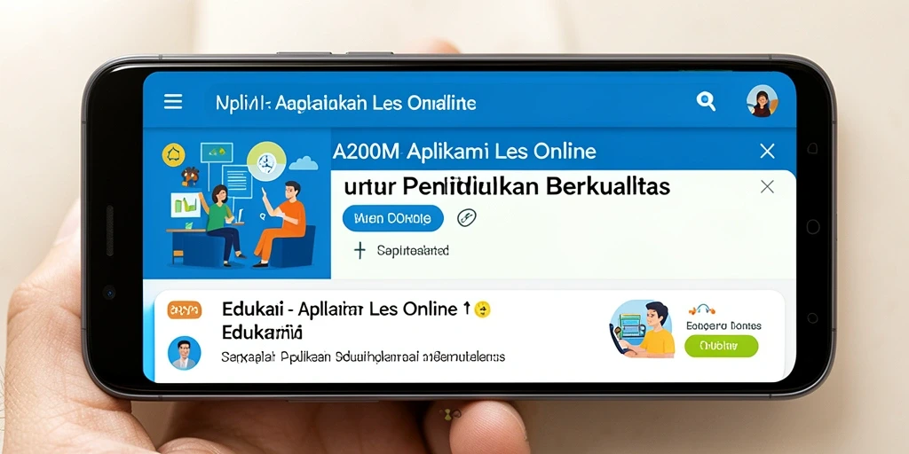 Antarmuka A200M yang menarik dan mudah digunakan.