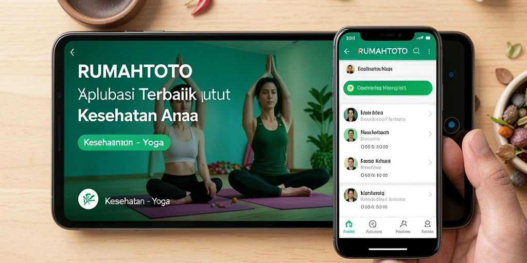 Tampilan antarmuka pengguna RUMAHTOTO yang ramah dan fungsional untuk latihan Yoga.