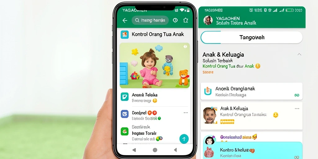 Tampilan antarmuka YAGAOHEN yang ramah pengguna.